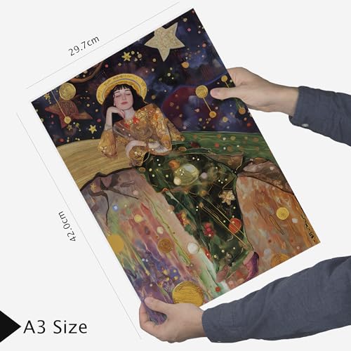 Pósters de cartas de tarot Nacnic: set de 6 láminas de arcanos para decoración A3 y A4 sin marco 5