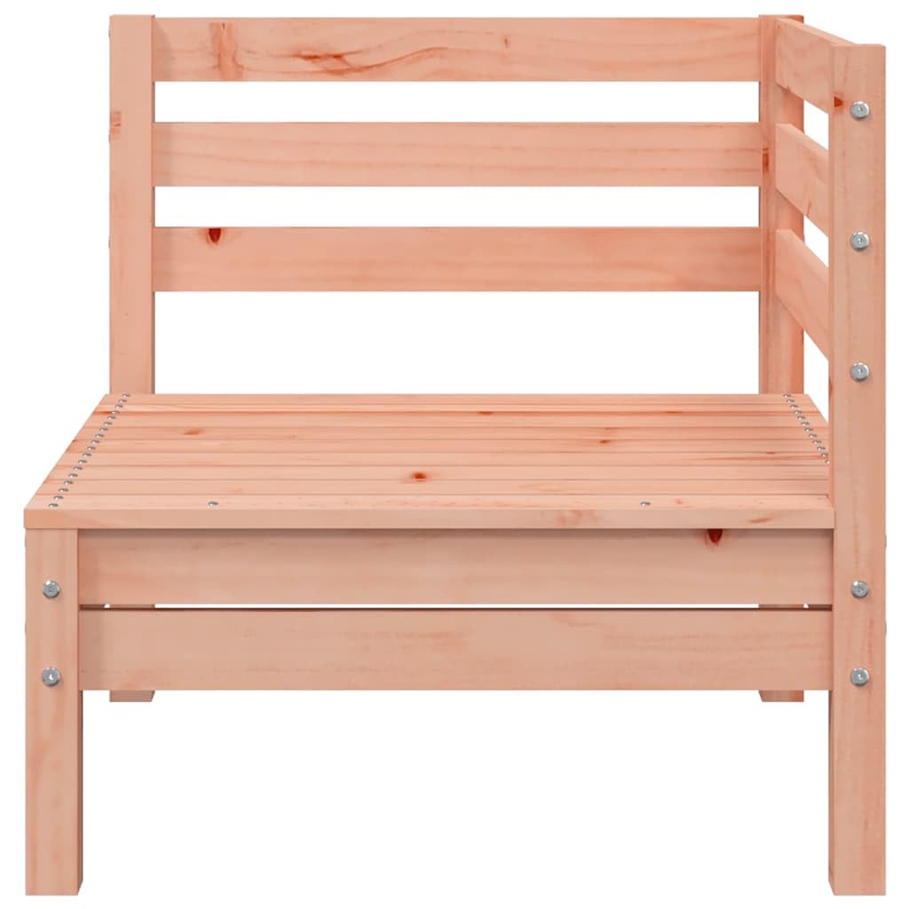 Divano da giardino a 3 posti in legno di Douglas massiccio con design a doghe per terrazza e giardino, mobili modulari da esterno per una seduta comoda, legno durevole