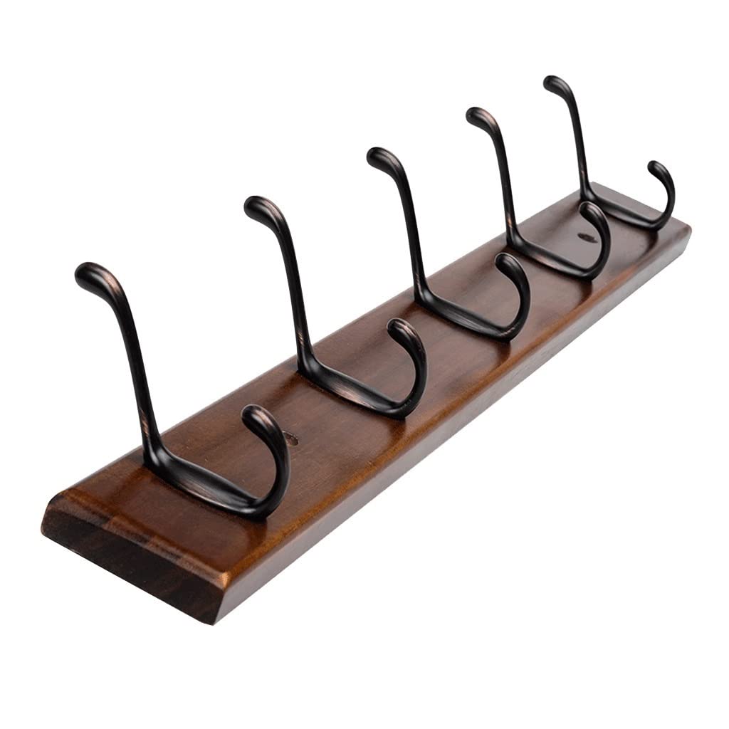 Wall Hooks Wall Mounted Coat Rack Modern Coat Hook Coat Rack Suitable for Entrance Bathroom Closet Room Porch Hanging Key Rack Towel Hanger(C,61cm)