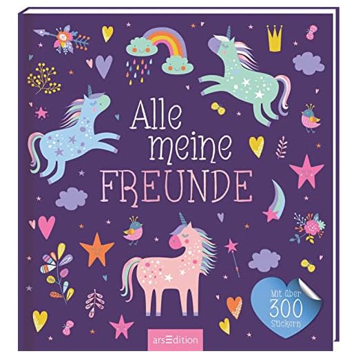 Alle meine Freunde – Einhorn | Mit über 300 Stickern