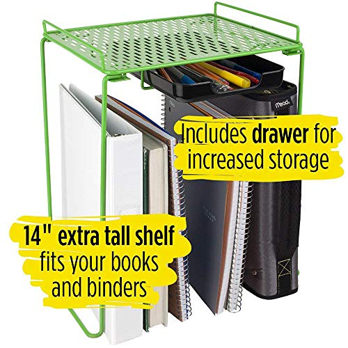 Five Star Locker Organizer, Locker Shelf & Drawer, Extra Tall (14"), Holds Up To 100 Lbs. Fits 12" Width Lockers, Color May Vary, 1 Count (81070) #TOP2