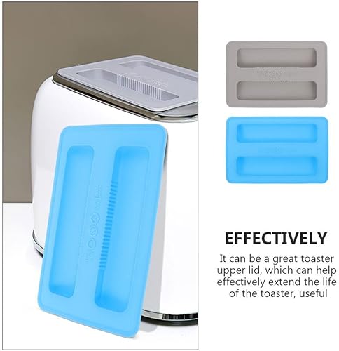 Miniatura 2 de Tostadora 2 piezas de cubierta para tostadora de 2 rebanadas, tapa de tostadora de silicona, cubierta superior para tostadora de electrodomésticos