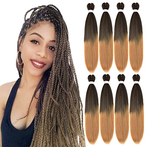 24 Packs Pre-stretched Braiding Hair