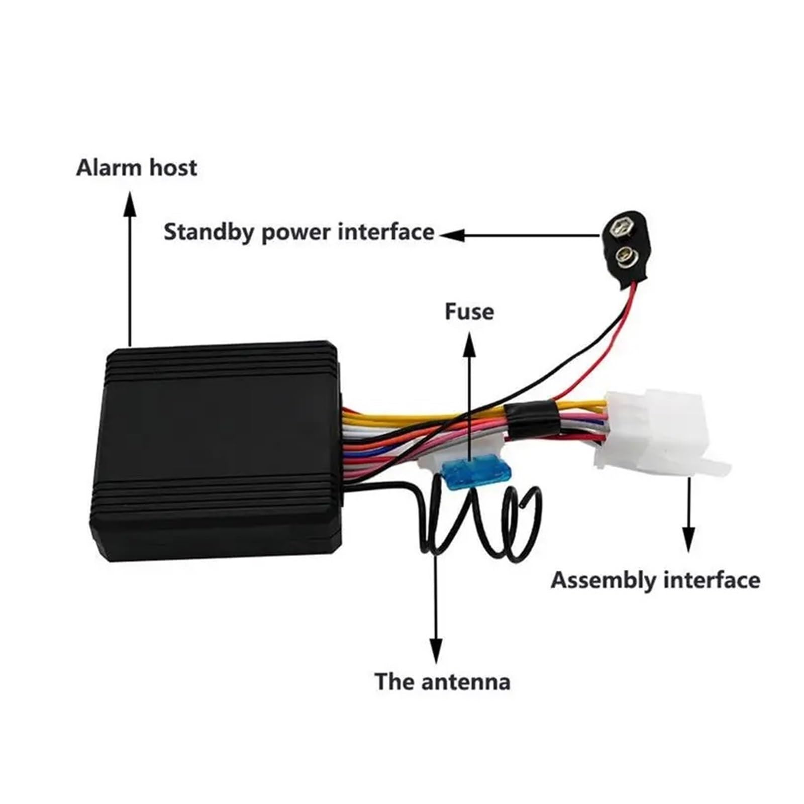 Sistema De Alarma For Motocicleta, Cerraduras Antirrobo For, Bloqueo Disco Rueda Seguridad, Impermeable con Sonido, For Bicicleta Fácil instalación y Amplia compatibilidad