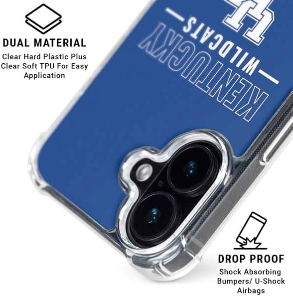 Skinit Phone Case Compatible with MagSafe iPhone 17 - Officially Licensed University of Kentucky Wildcats Design