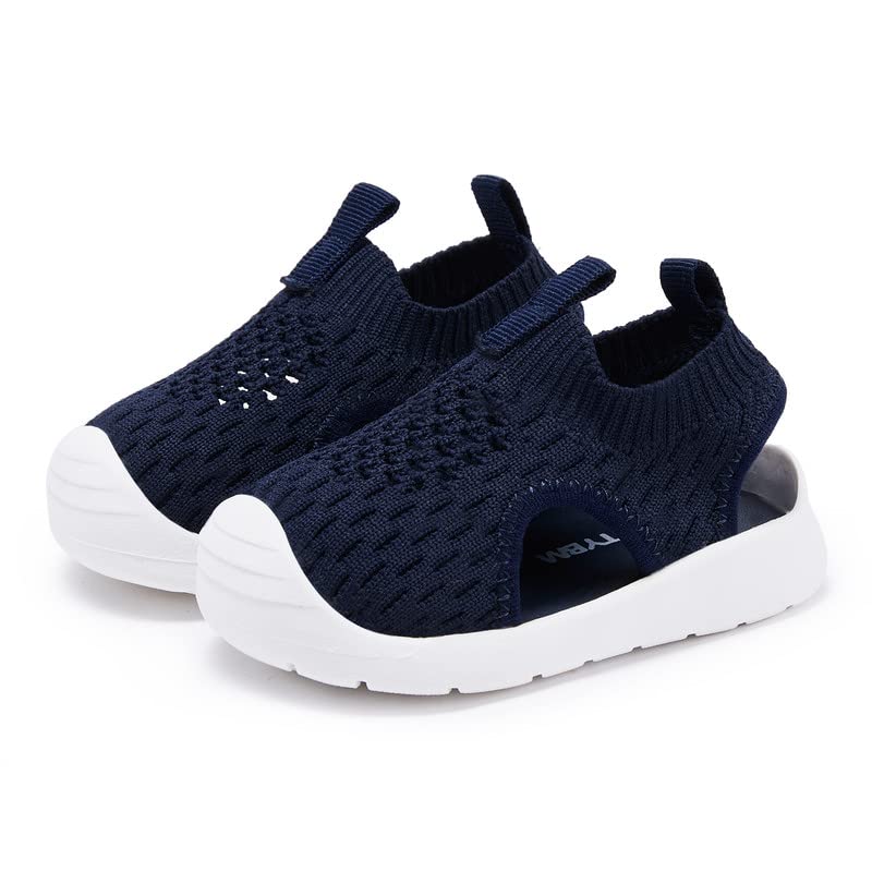 Image of BMCiTYBM Baby Boy Girl Closed Toe Summer Toddler Sandals Lightweight Shoes Infant Non-Slip First Walking Sneakers 6 9 12 18 24 Months 2-3 Years