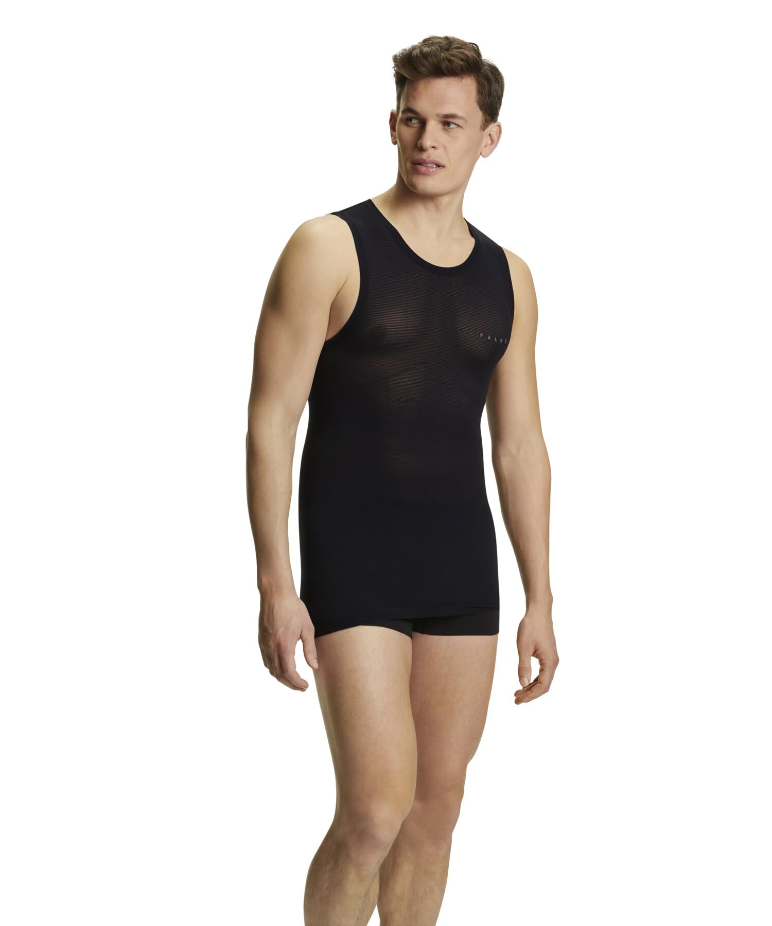 FALKE Męskie Ultralight Cool Podkoszulek na wysokie i bardzo wysokie temperatury ultralekka chłodząca szybkoschnący oddychający materiał funkcyjny 1 Sztuka