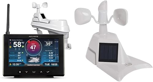 AcuRite 01535M Iris (5 en 1) Estación meteorológica con pantalla HD y actualización Iris 06003 PRO+ para sensor meteorológico 5 en 1 - 06003M