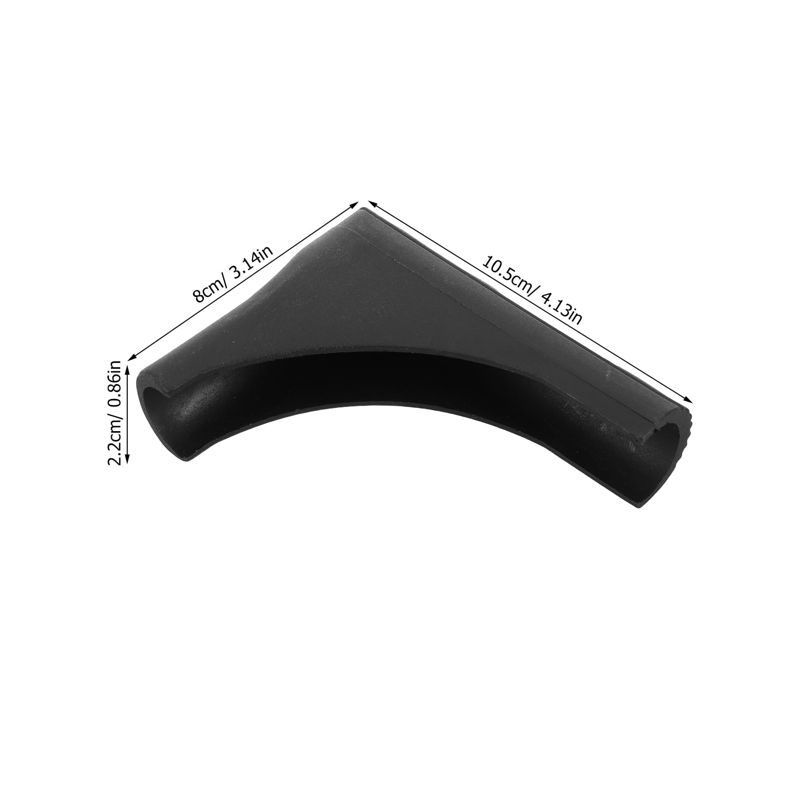 4 Pezzi Protezioni Antiscivolo per Gambe di Stendino in Plastica Nera, Copri Piedi per Asciugatrice Protezione Pavimento, per Spazi Condivisi e Pavimenti in Legno