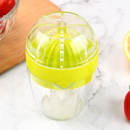 Miniatura 4 de UPKOCH Exprimidor manual de cítricos, 2 piezas, exprimidor de limón portátil, fabricante de jugo de frutas pequeño para cocina, fácil de limpiar,