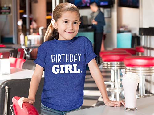 Image of Birthday Girl Shirt Toddler T-Shirt Kid Birthday Party Outfit Tee Gift for Girls 1st 2nd 3rd 4th 5th 6th 7th 8th Tops