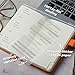 HUSAN Password Book with Alphabetical Tabs - Password Keeper for Internet Website, Leather Hardcover Thick Paper, 61 pages, 3.7