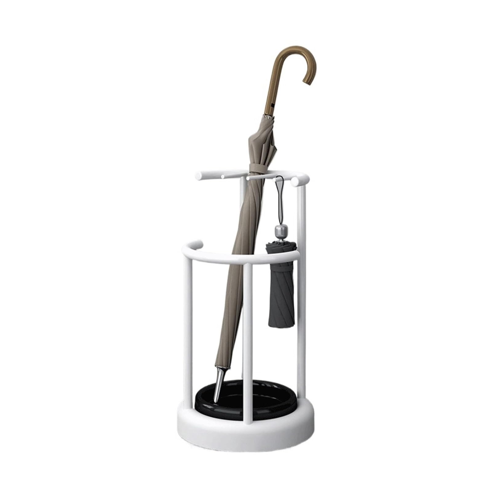 Runze765z White Umbrella Holder Commercial Umbrella Stand, Ideal For Offices For Shop