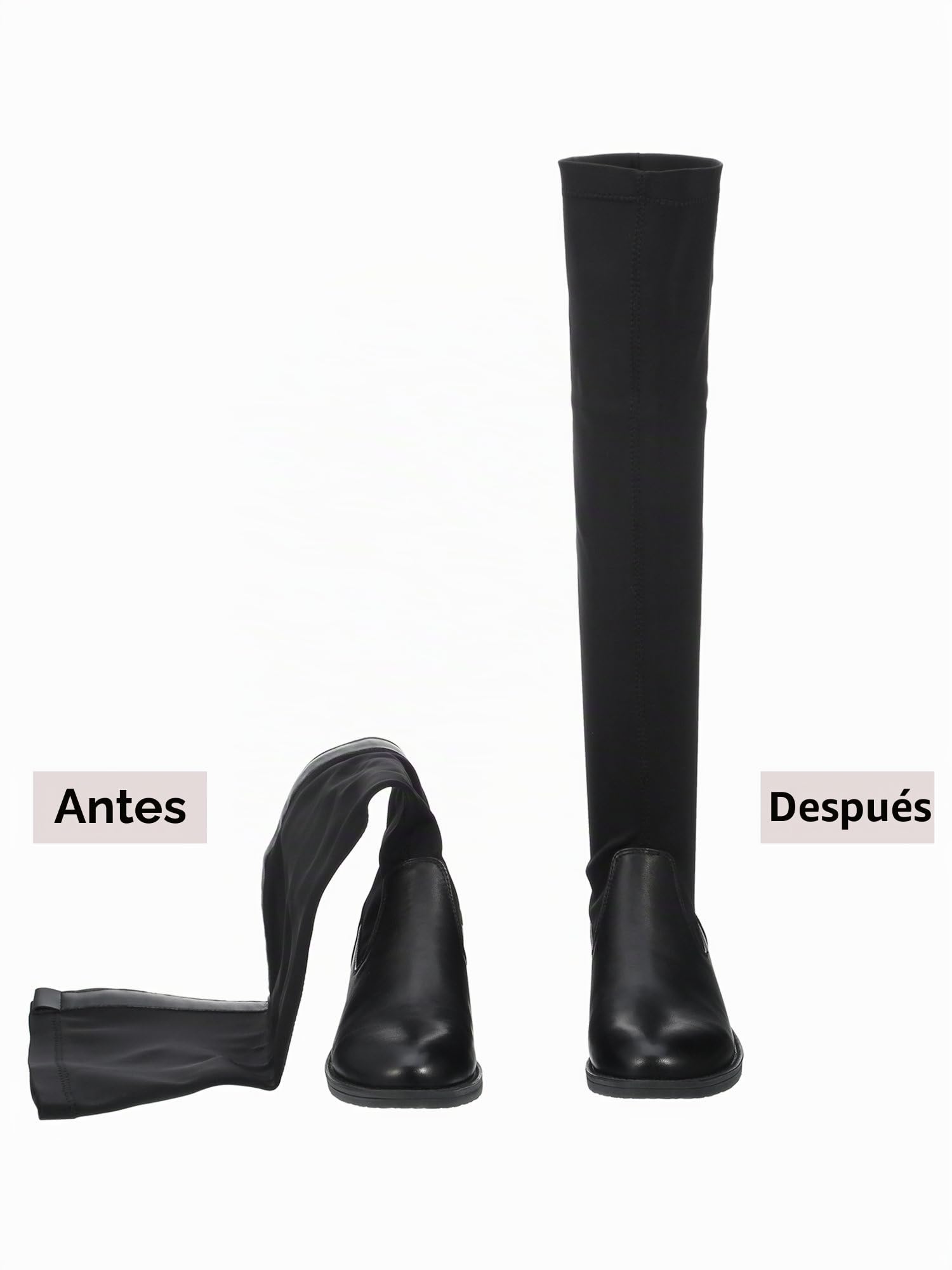 Bememo 8 paquetes de insertos en forma de bota, soporte alto para botas para hombre y mujer