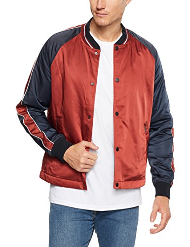 Preisvergleich Produktbild Ben Sherman Snap Front Luxe Bomber Jacket Rust (S)