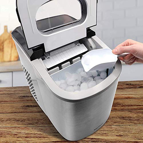 Fabricadora de hielo portátil 26 lbs/día miniatura 7