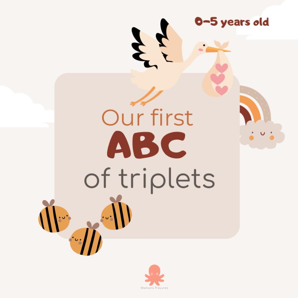 My first ABC of Triplets: Book for kids 0-5 years old about triplets !