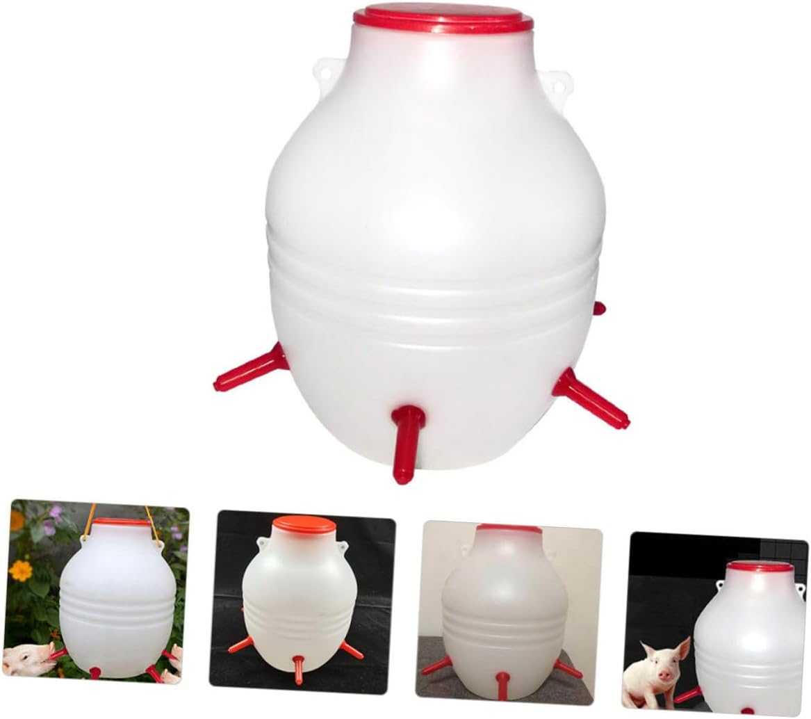 FRCOLOR Sheep Feeder Goat Feeding Bottle Small Animal Feeder Poultry Feeding Bottle Milk Feed Bucket with Lamb Milk Feed Bucket Drinking Fountain Soft Silicone Baby Small Animals