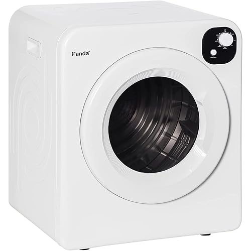 Panda Portable Compact Electric Clothes Dryer, 3.22 cu.ft, Load Volume 13.2 lbs.,White,110V