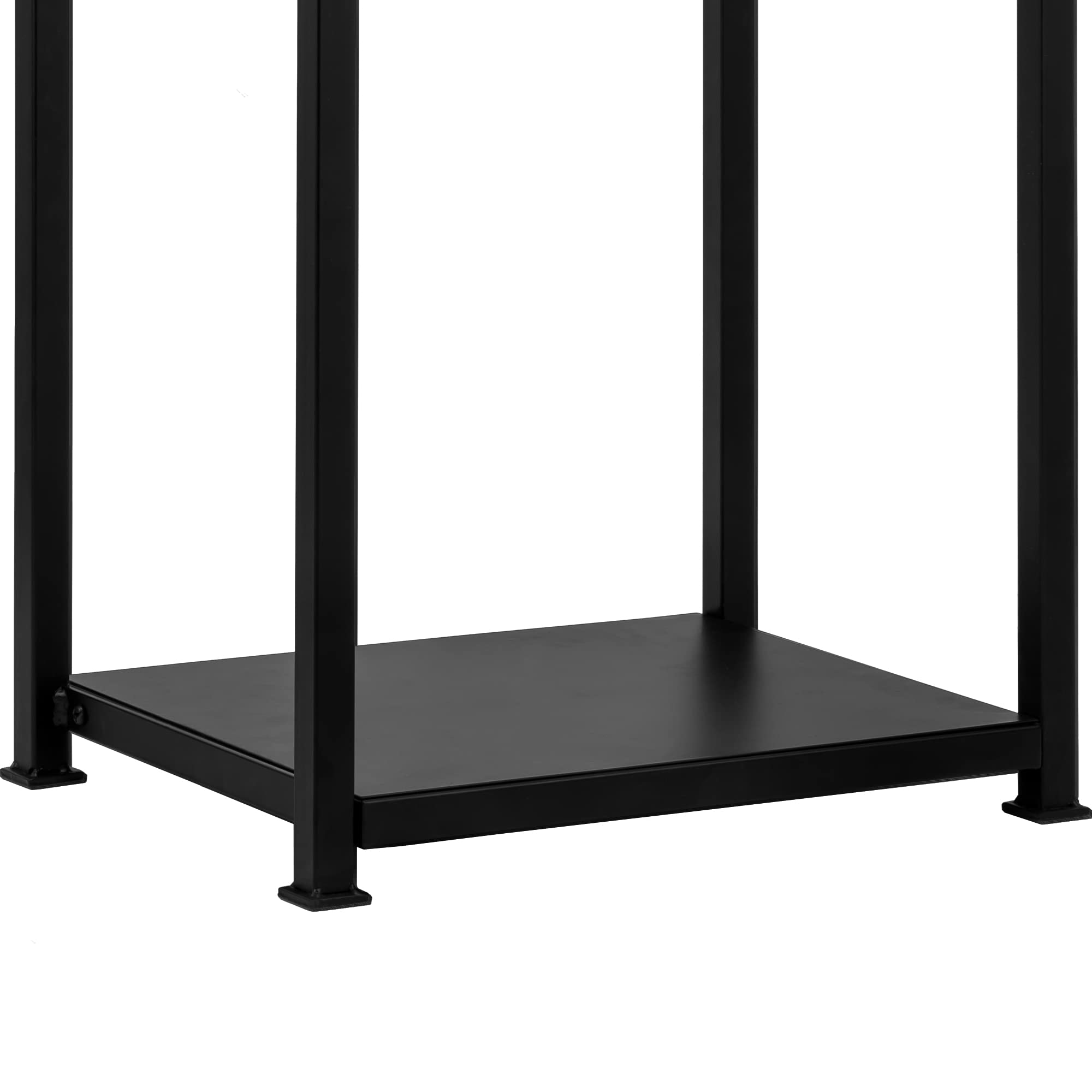 Amagabeli 31.6in Large Firewood Rack Fireplace Rack Indoor Bin Log