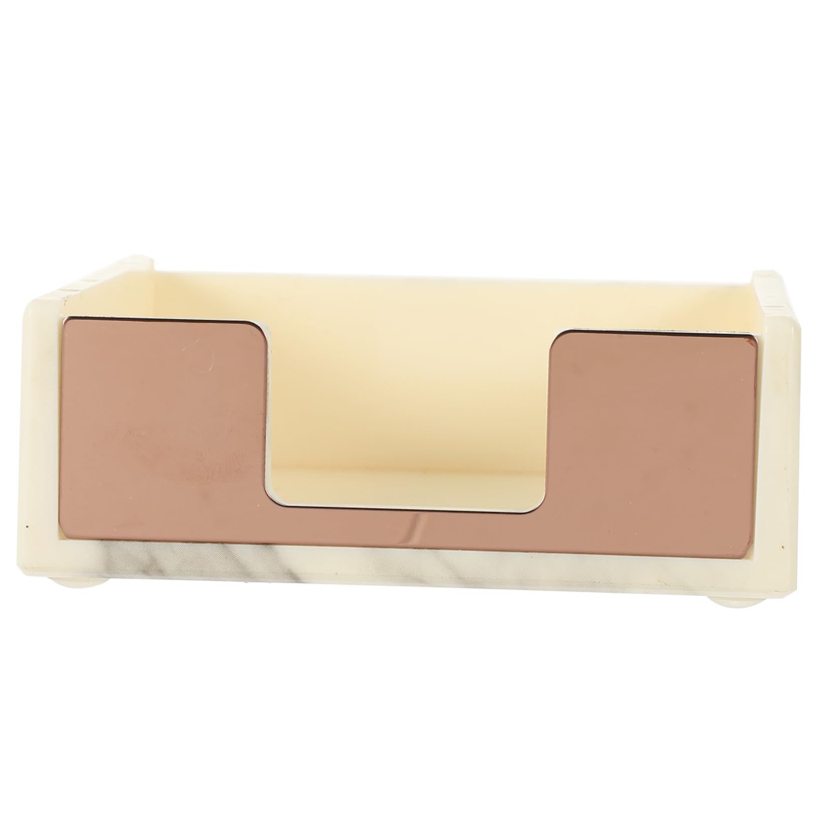 OSALADI Marble Patterns Memo Holder Decorative Memo Pad Storage Organizer for Desk Accents Stylish Desktop Accessory for Home Office Dormitory