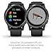 Garmin vivoactive 4, GPS Smartwatch, Features Music, Body Energy Monitoring, Animated Workouts, Pulse Ox Sensors and More, Black
