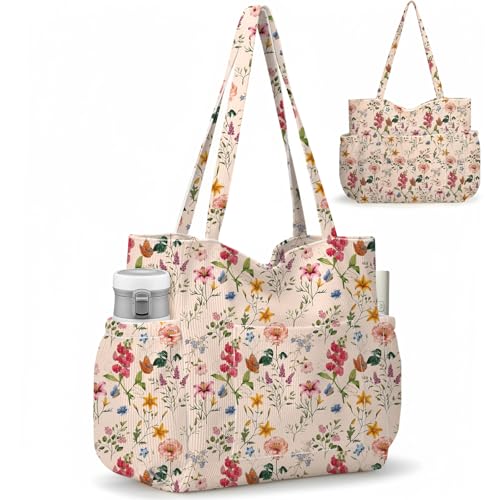 Corduroy Tote Bag for Women