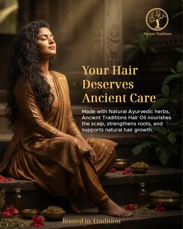 Image of Pure Herbal Hair Oil - For Hair Fall Control, Dandruff Control & Improved Hair Texture | 100ml