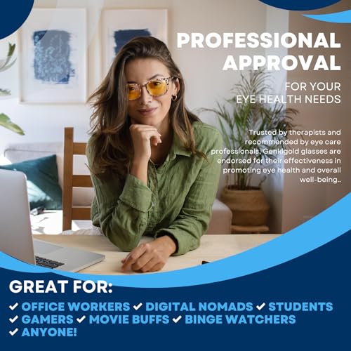 Image of Blue Light Blocking Glasses:Promote Melatonin Production,Ease Digital Eye Strain,Dry Eyes,Gift for Women and Men