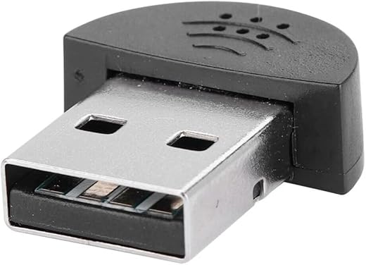 TECHTONICS USB 2.0 Mini Microphone Voice Recognition Portable Studio Speech Mic Audio Adapter for PC, Laptop