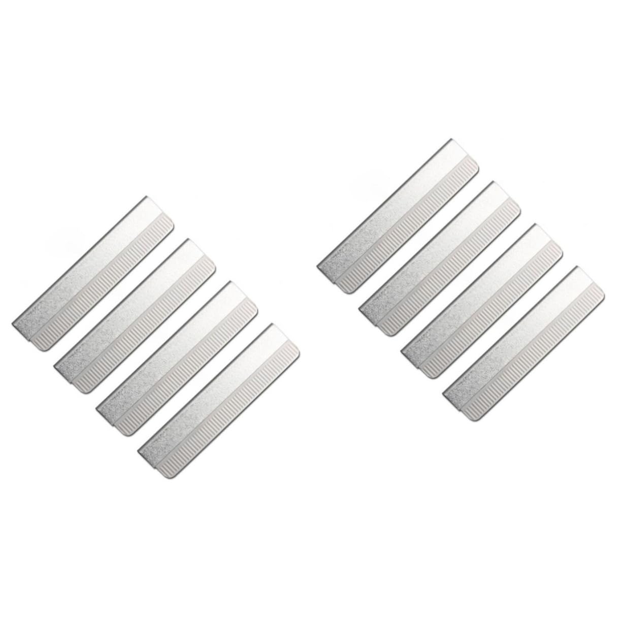 FOMIYES 2sets Eyebrow Razor Eyebrow Trimmer Makeup Tools Stainless Steel Lightweight Compact Easy to Clean 40pcs*2