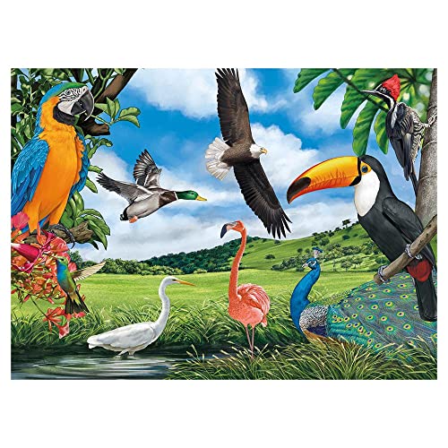 Puzzle 100 peças Aves