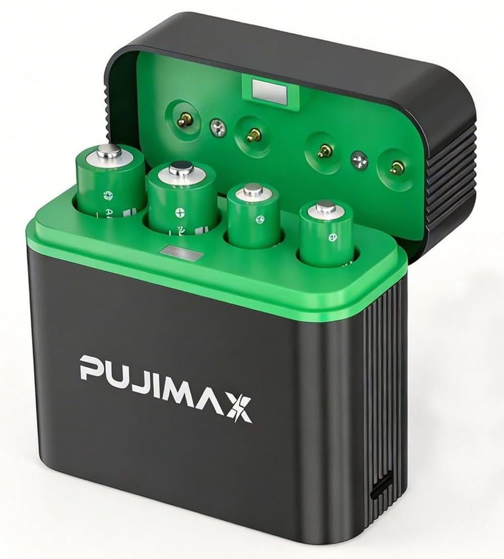 PUJIMAX® AA AAA Rechargeable Batteries | Lithium 1.5V AA-3000mAh & AAA-800mAh High Capacity (4-Pack) + Wireless Fast Charger Kit — 30-Min Rapid Charge, 1500+ Cycles,10-Year Life, OEM — 1-Year Warranty-picture-10