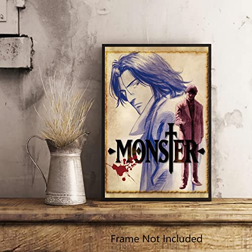 Christ-Ez Anime Cartoons Monster Wall Art Print Poster Home Decor Premium - Matte Poster Frameless Gift 11 X 17 Inch(28Cm X 43Cm) #TOP5