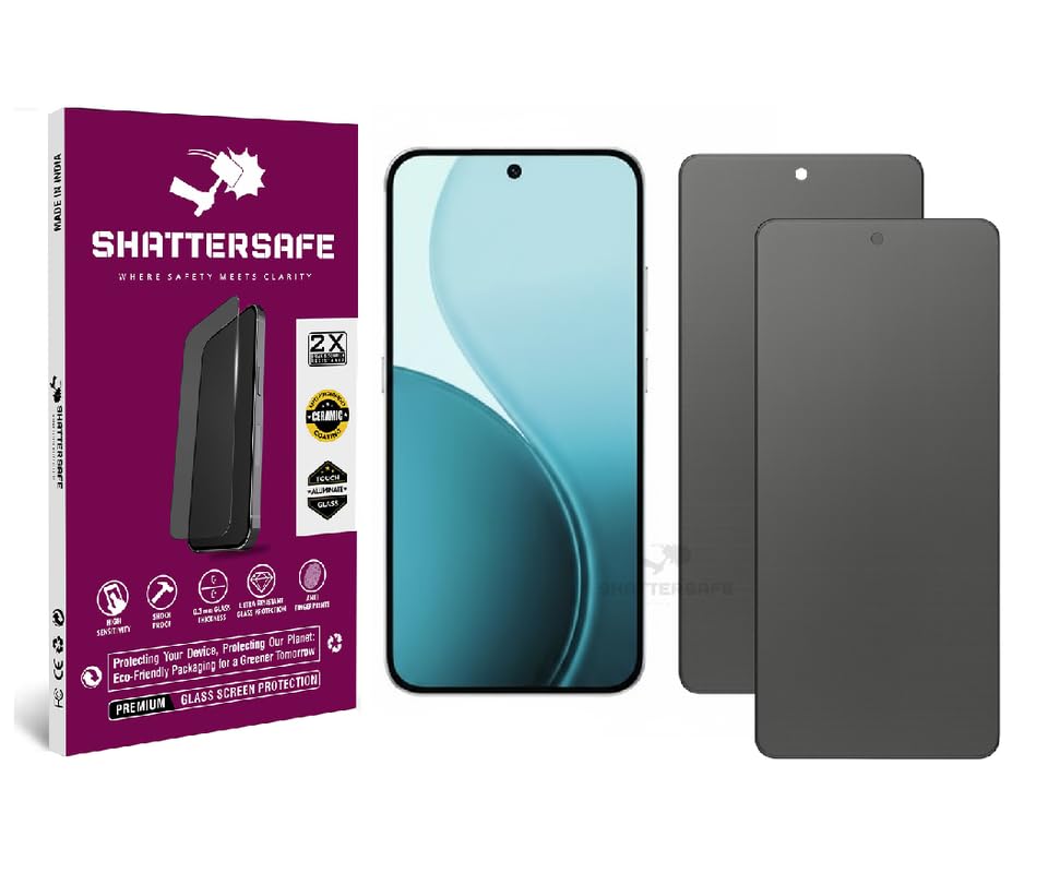 Image of Gorilla Matte Tempered Glass Compatible For Oppo Reno 14 5G [Pack of 2] - Anti Glare, Scratch Resistant, Edge to Edge Protection With Easy Installation Kit & Case Friendly Fit.