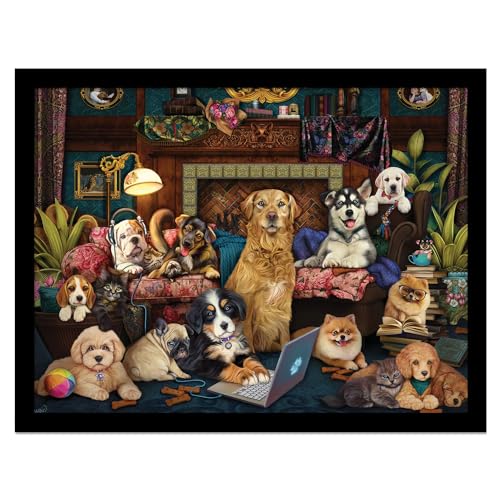 Impression Woofing From Home Brigid Ashwood pour déco bureau