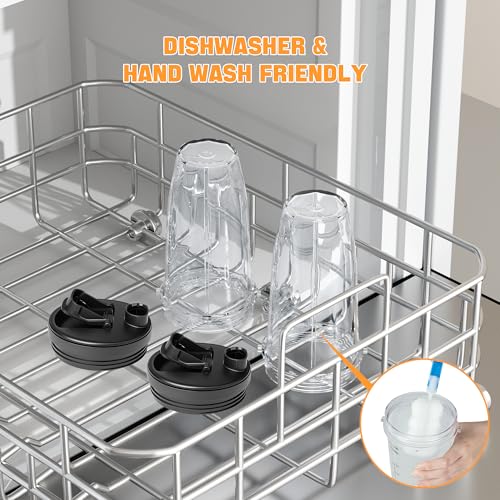 Repuesto 2-pack vasos licuadora 24oz ENVTEK compatibles Ninja miniatura 6