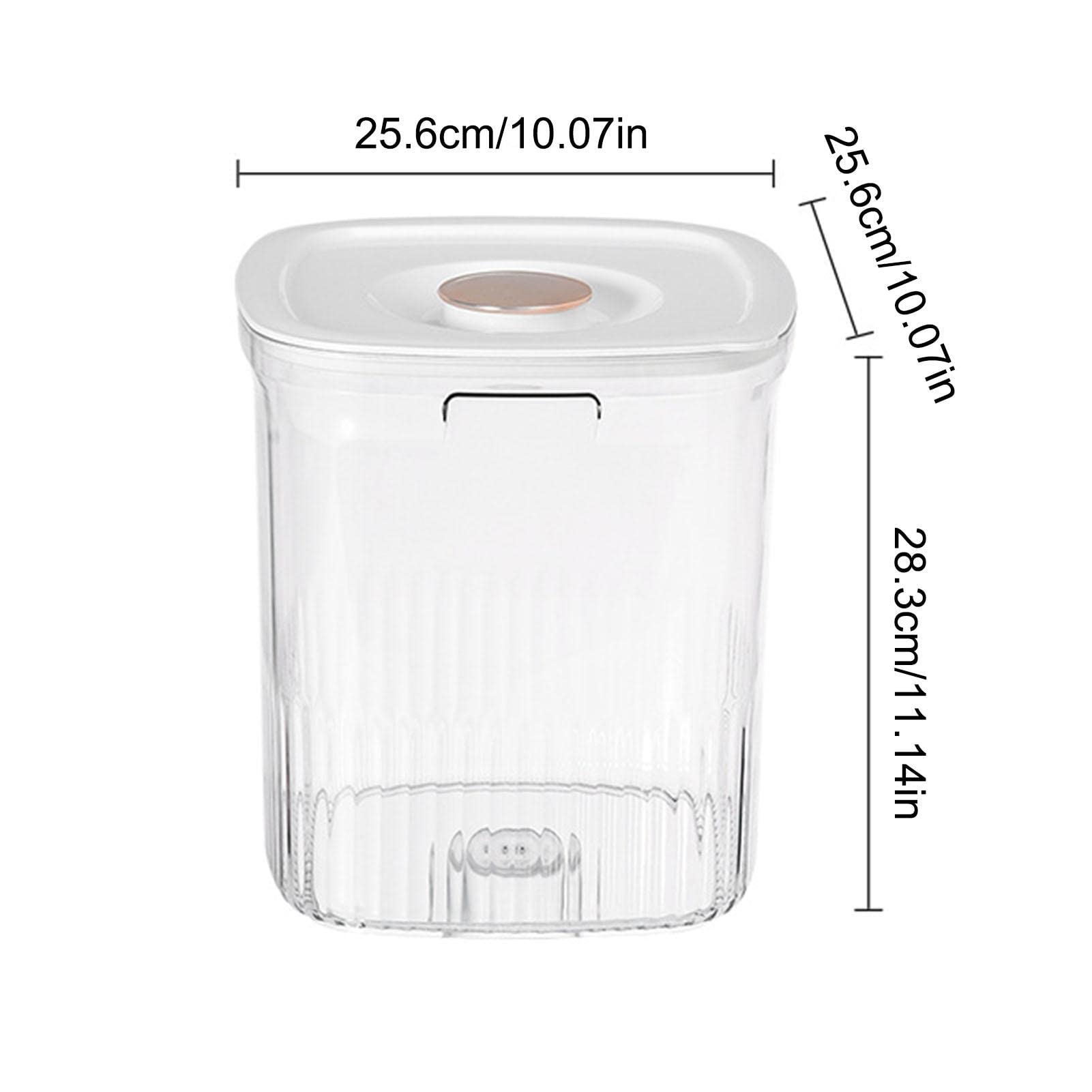 Cikonielf conteneur de riz Boîte de rangement de riz avec couvercle transparent anti-insectes Cikonielf conteneur de riz Boîte de rangement de riz avec couvercle transparent anti-insectes