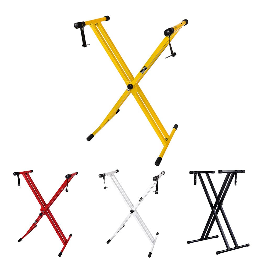 Kadence HeavyDuty, DoubleX, Adjustable Piano Keyboard Stand with