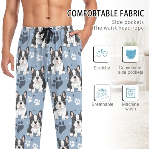 Fustylead Various of Background Matching Couple Pajama Set 2 Piece Flower Floral Print Lounge Long Sleeve PJs for Men & Women 5