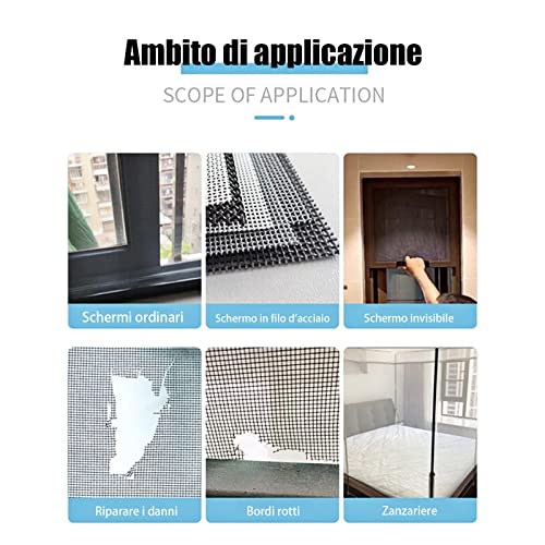 KYYLZ Zanzariera Magnetica (90 * 210cm, Nero) con