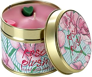 Bomb Cosmetics White Amber & Musk Scented Tin Candle; Contains Pure Clary Sage & Sandalwood Essential Oils; Vegan Friendly; 30-35 Hour Burn