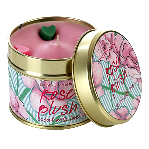 Bomb Cosmetics Bougie parfumée Boîte métal Rose Blush