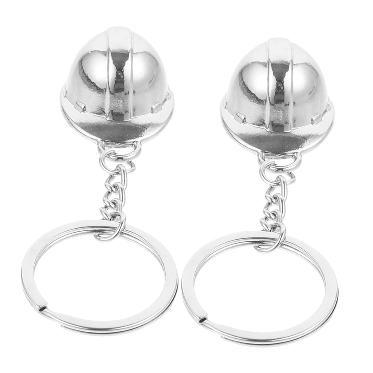 FOMIYES 2pcs Stylish Construction Helmet Shape Keychains Keychains for Women Hanging Buckle