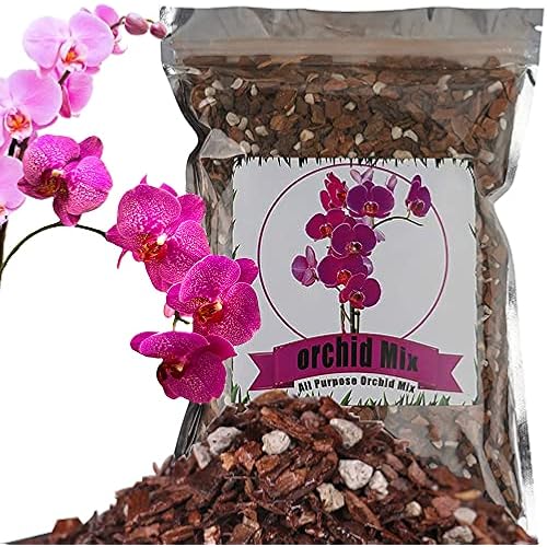 Doter All Purpose Soil Potting Mix - Orchid Bark & Organic Perlite for Plants - All Natural Soil Media Has Good Drainage for Planting or Orchid Repotting (1 qt)