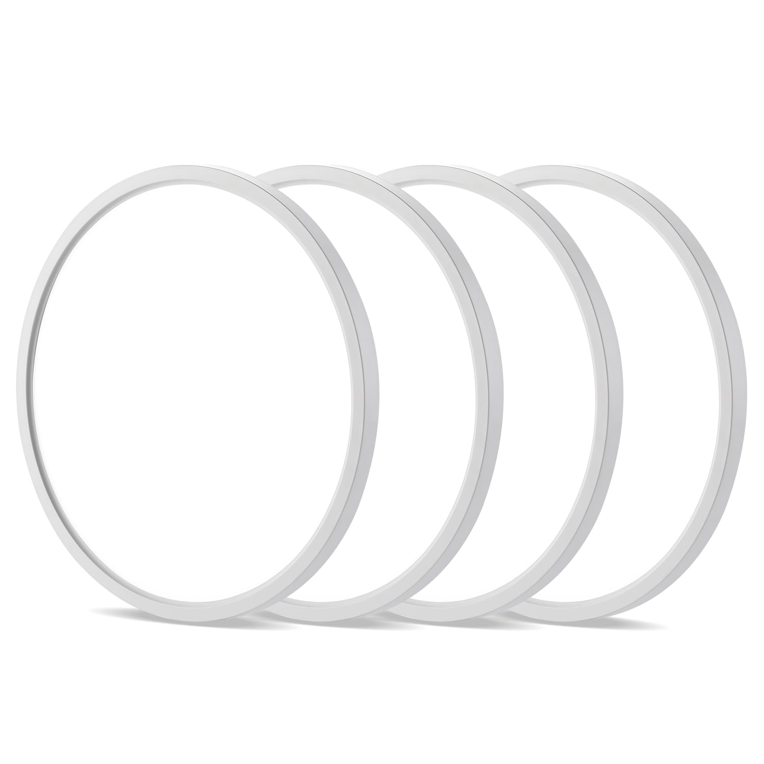 ocioc Plafoniera LED Soffitto Moderna, 25.4CM 20W 5000K Lampada da Soffitto LED per Cameretta, Cucina, Soggiorno 4 Pezzi