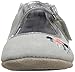 Robeez Baby-Girl's Catherine White-K Crib Shoe, Blossom Ballet Grey, 3-6 Months M US Infant