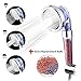 Produktbild Duschkopf, AUSTOR Handbrause Negative Chlor Ionischen Filter 3-Way sprühen Dusche Kopf Hoher Druck mit Extra 3 pack Ersatz Negative Ionen Ball