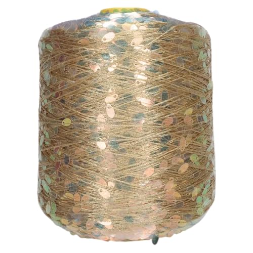 Hilo con lentejuelas de 1000g para tejer suéteres brillantes hechos a mano 2