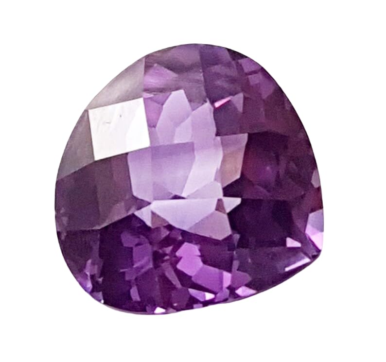 Alexandrite naturelle GH_NAT_10272, gemme facettée en cœur pour bijou d'exception